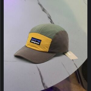 Patagonia Men's Hat - Green and Yellow